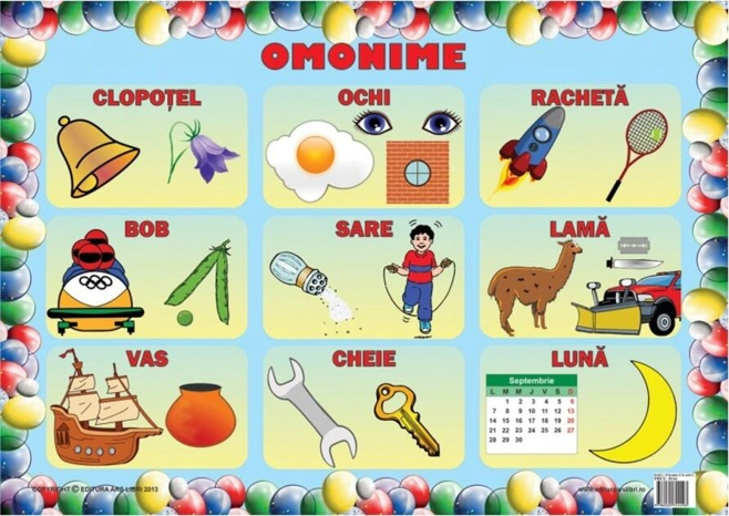 Set planșe - Omonime