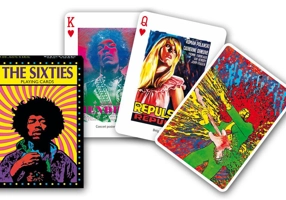 Cărți de joc Piatnik de colecție cu tema „The Sixties”