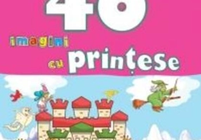 Colorăm. 40 imagini cu prințese