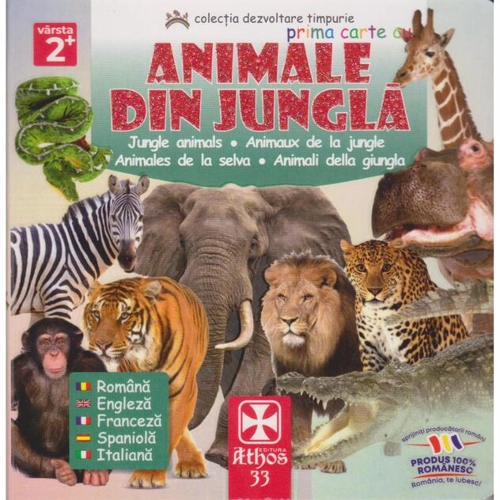 Prima carte cu Animale din Junglă