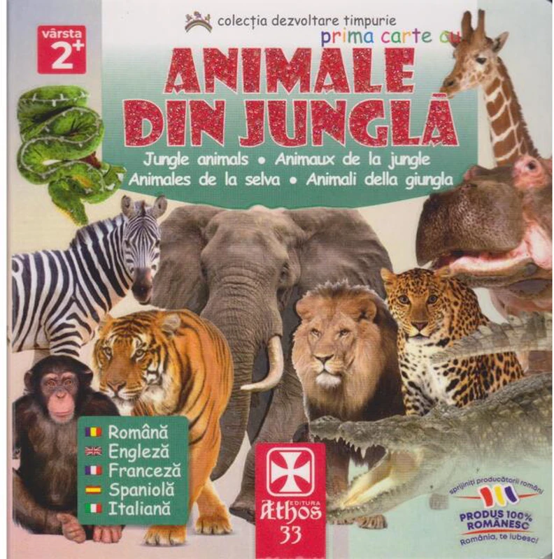 Prima carte cu Animale din Junglă