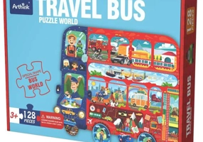Puzzle Arthink Autobuz cu Etaj, 128 Piese