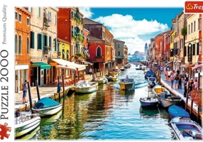 Puzzle 2000 piese „Spre Insula Murano, Veneția”