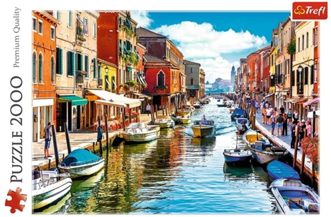 Puzzle 2000 piese „Spre Insula Murano, Veneția”