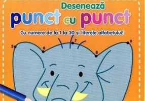 Desenează punct cu punct. Cu numere de la 1 la 30 și literele alfabetului