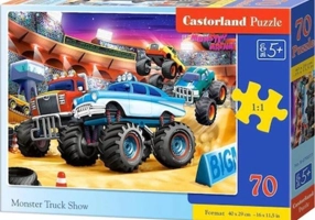 Puzzle 70 piese „Monster Truck Show”