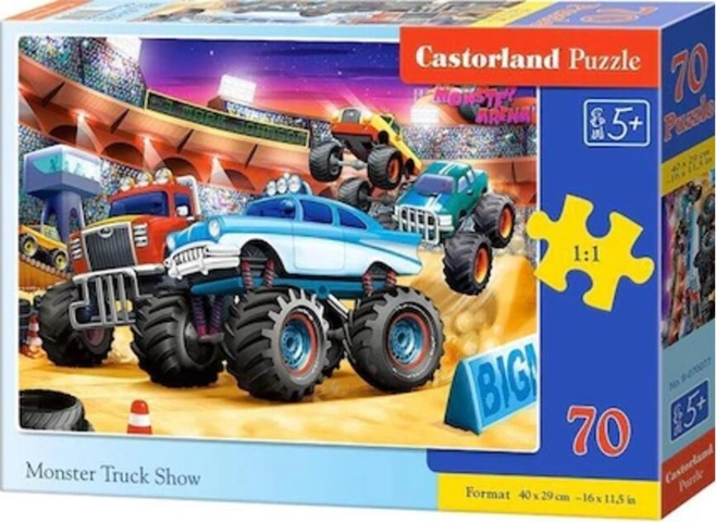 Puzzle 70 piese „Monster Truck Show”