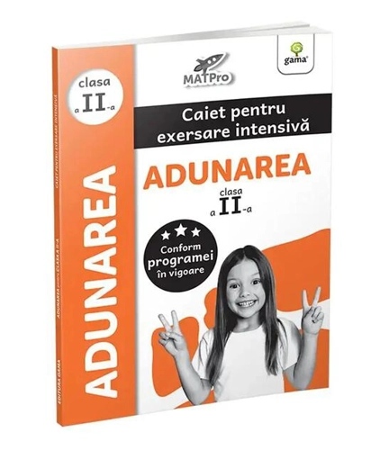Adunarea. Caiet pentru exersare intensivă. Clasa a II-a