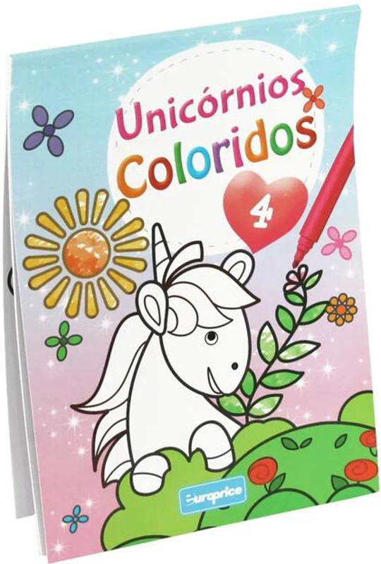 Carte de colorat Unicorni (Vol. 4)