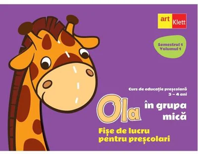OLA în grupa mică. Fișe de lucru pentru preșcolari. Semestrul 1 Volumul 1