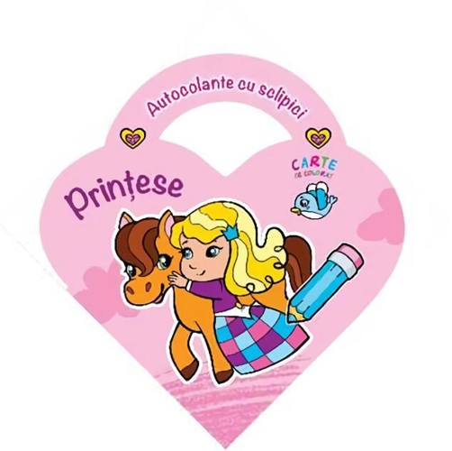 Autocolante cu sclipici - Prințese