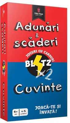Pachet Blitz. Cuvinte / Adunări și scăderi