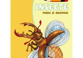 Insecte. Poezii și ghicitori. Carte de colorat