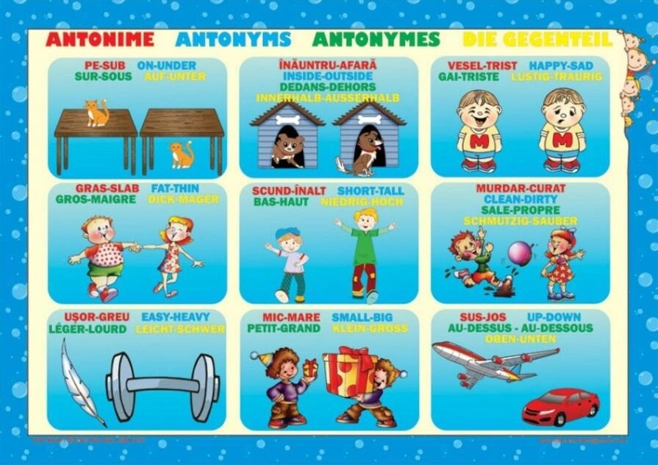 Set planșe - Antonime