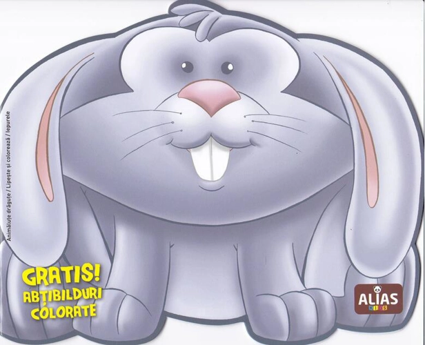 Iepurele. Carte de colorat