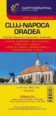 Hartă rutieră Cluj-Napoca - Oradea