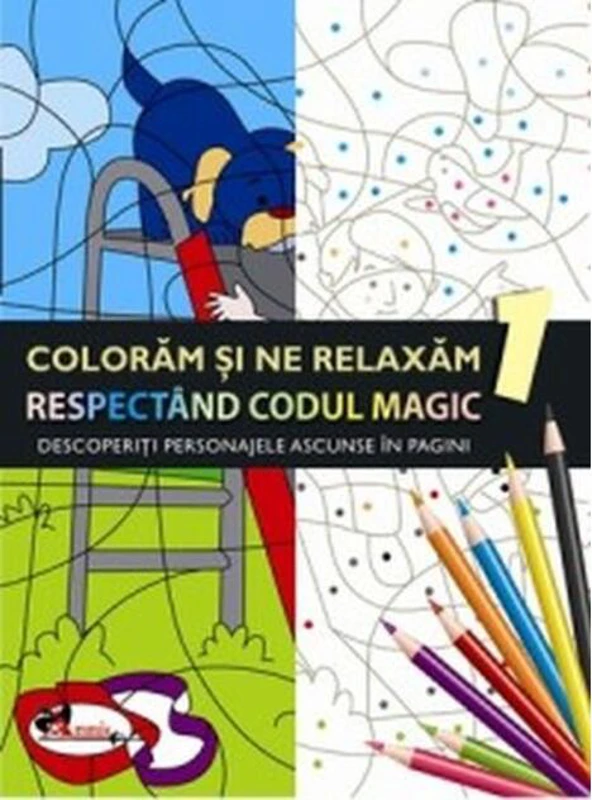Colorăm și ne relaxăm respectând codul magic 1