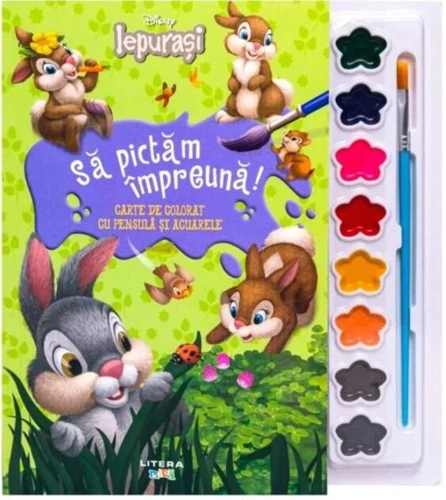 Iepurași. Să pictăm împreună!