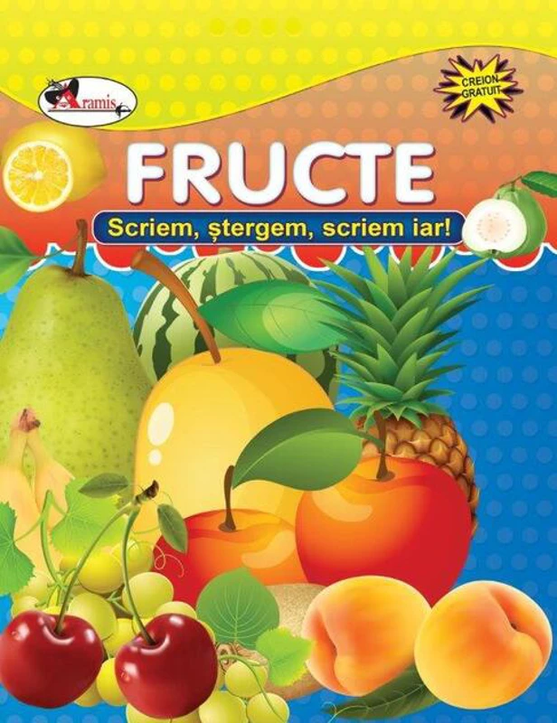 Scriem, ștergem, scriem iar! Fructe (nou!)