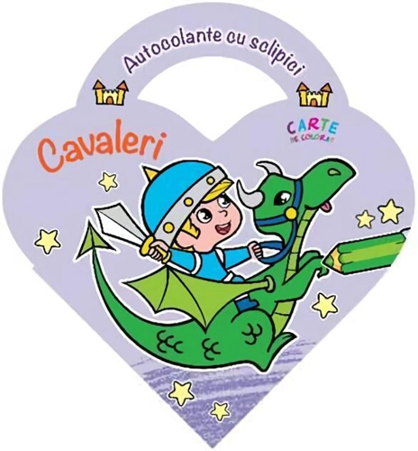 Autocolante cu sclipici - Cavaleri