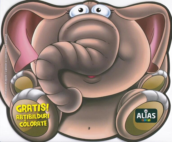 Elefantul. Carte de colorat