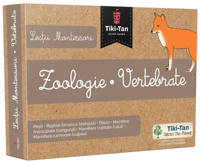 Lecţii de zoologie: Vertebrate. Lecții Montessori