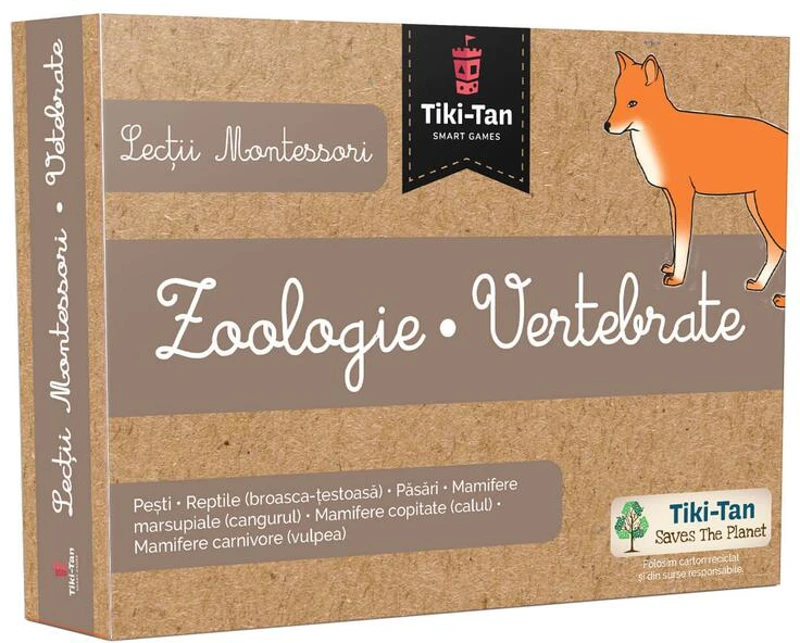 Lecţii de zoologie: Vertebrate. Lecții Montessori