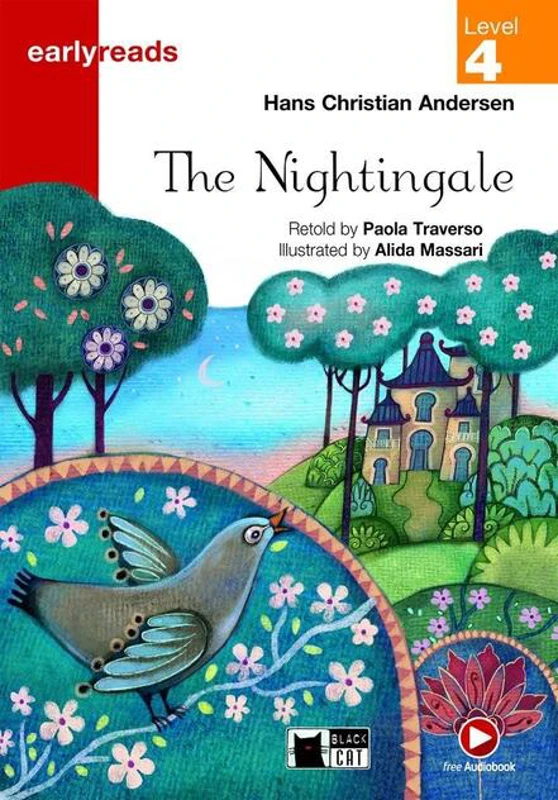 The Nightingale, Black Cat English Readers & Digital Resources Early A1, Earlyreads Series, Level 4