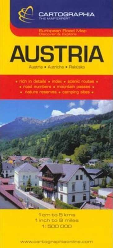Hartă rutieră Austria
