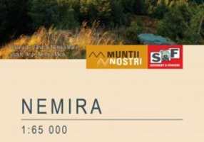 Munții Nemira. Hartă de drumeție