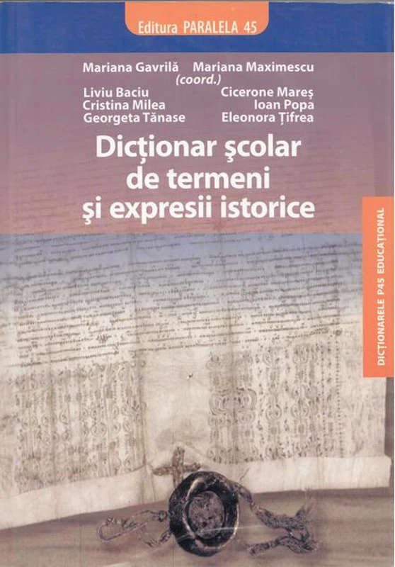 Dicționar școlar de termeni și expresii istorice