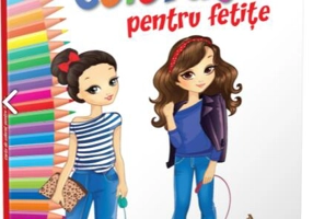 Carte de colorat pentru fetițe