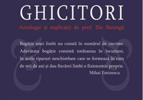 Proverbe. Zicători. Ghicitori