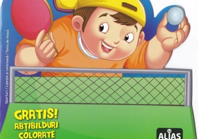 Tenis de masă. Carte de colorat