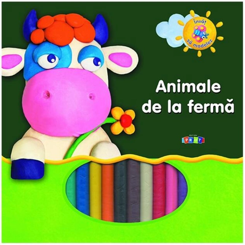 Învăț să modelez. Animale de la Fermă (plastilină)