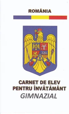 Carnet de elev pentru clasele V-VIII