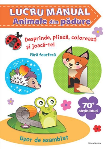 Lucru manual – animale din pădure