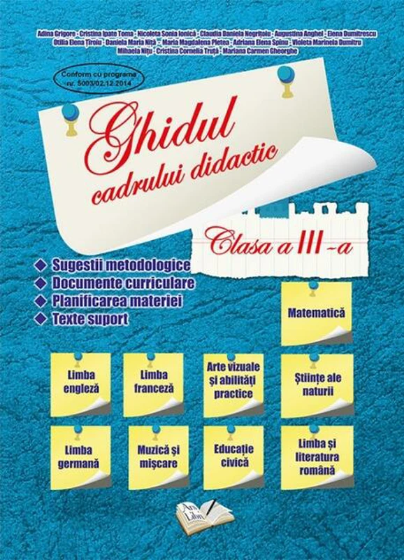 Ghidul cadrului didactic - Clasa a III-a