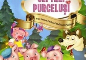 Cei trei purceluși. Știu să citesc cu litere mari de tipar!