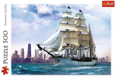 Puzzle 500 piese „Navigând spre Chicago”