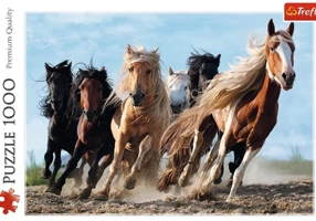 Puzzle 1000 piese „Cai la galop”