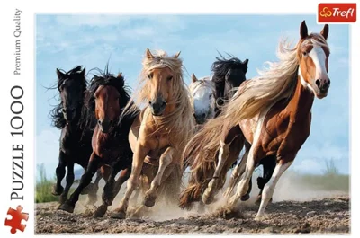 Puzzle 1000 piese „Cai la galop”