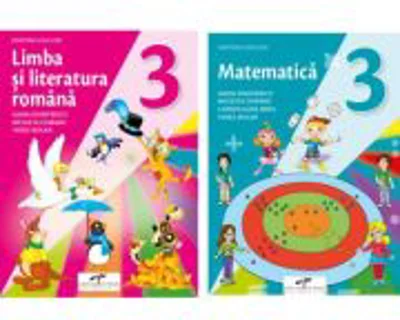 Set Manuale Limba si literatura romana si Matematica pentru clasa a 3-a - Iliana Dumitrescu