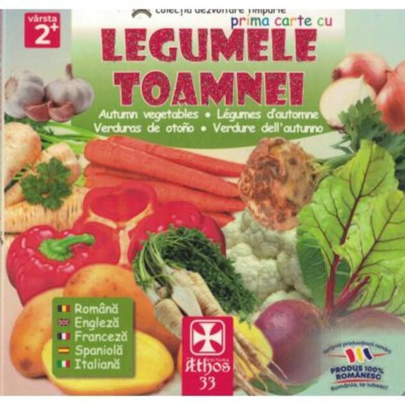 Prima carte cu Legumele Toamnei