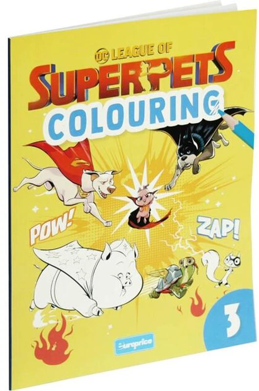 Carte de colorat League of Super-Pets (Vol. 3)