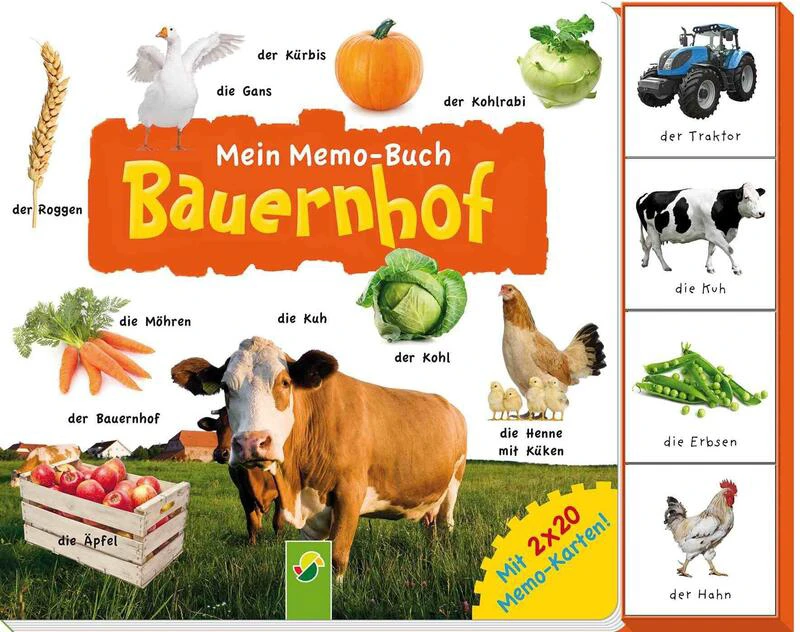 Mein Memo-Buch Bauernhof