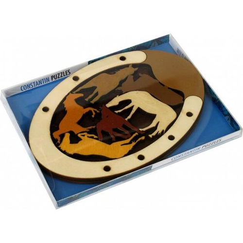 Puzzle Logic Cu Animale Constantin - Wild Horses