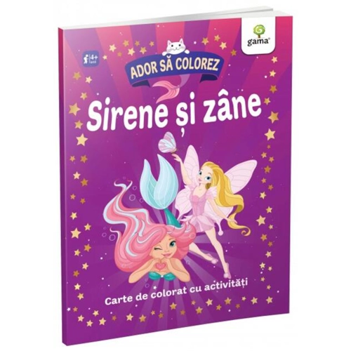 Sirene și zâne. Ador să colorez