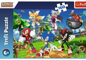 Puzzle 160 piese „Sonic și prietenii”