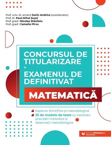 Concursul de titularizare și examenul de definitivat • Matematică